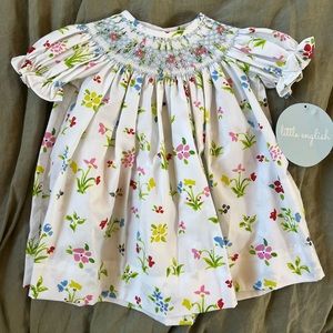 Little English Floral Dress 12 month NWT
